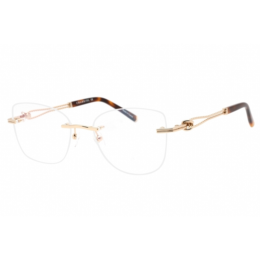 NWT Charriol PC71061-C01 55mm Shiny Gold Eyeglasses